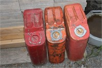 VINTAGE GERRY METAL GAS CANS