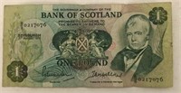 BANK OF SCOTLAND 1 POUND NOTE