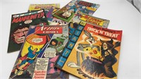 (8) .12 Cent Superman comics