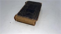 1858 Holy Bible leather bound