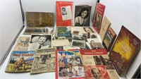 Antique books and photos (some dated back to