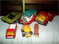 Lot of Vintage Toy Trucks