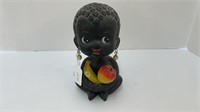 Black memorabilia bobble head bank - made in