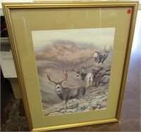 Deer Lithograph signed by Jani #73/500