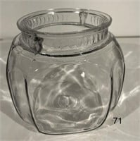 Antique Glass Candy Jar