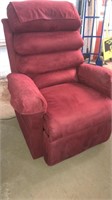 Red electric lift power recliner