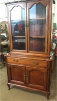 Beautiful claw foot China cabinet