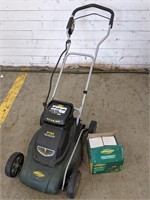 Yardworks Cordless Compact Lawn Mower, 14"