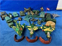 Army Toys including F-15 fighter jets and more!