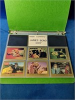 James Bond book of collector cards