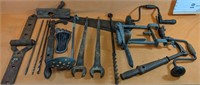 Misc Box of Vintage Tools 
• description in