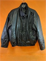 Mens Pelle Cuir Leather Fashion Jacket, Size