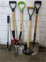 6 Assorted Garden Tools