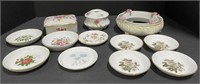 Porcelain Floral Saucer Assortment