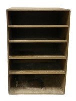 Slanted Shelf Wooden Bookcase