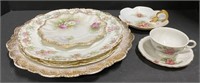 Gold Accented China Pieces