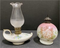 Pair of Small Oil Lamps