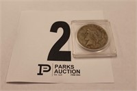 1927 Peace Dollar (In Slip) D Mint Marking