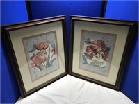 Pair of Water Colors by Margret Lane Johnson