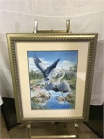 Print of Blue Heron's Signed & Dated
