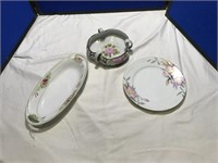 3 Pieces of Hand Painted China