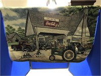 Authentic Authorized Coke and John Deere Tapestry