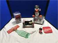 Large selection of Coca Cola memorabilia