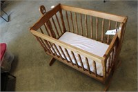 Oak cradle