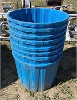8 Blue Mineral Tubs