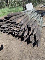 ***75 fence posts. 4" x 5" x 8' treated