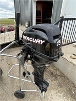 Mercury 15hp four stroke boat motor