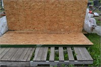 Unused  4x8 plywood sheeting  3/8"