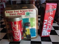 Coca Cola Flashlight & Fishing Reel