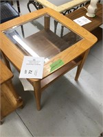 Side Table with Glass top