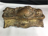 Early Jewelry Box made of Brass