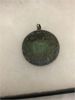 Mexican Sterling and Turquoise Pendant