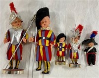 5 Collectible ROMA Celluloid  Dolls