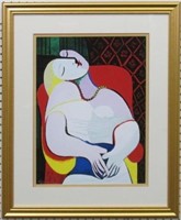 The Dream Giclee by Pablo Picasso
