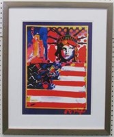 God Bless America Giclee by Peter Max
