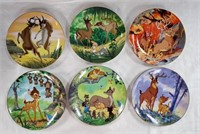 6 Disney's Bambi Collector's Plates
