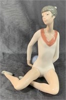 Lladro Gymnast Girl with Exercise Ball #5333