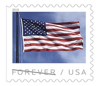 New FOREVER 2019 US FLAG BOOK OF 20 STAMPS