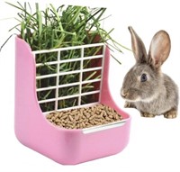 New sxbest 2 in 1 Food Hay Feeder for Guinea Pig,
