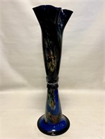 "Alexandra 2003" Large Blown Glass Vase