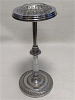 Vintage Ashtray Stand with Glass Ashtray