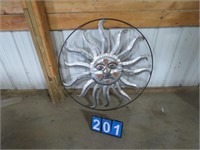 METAL SUN DECOR ITEM