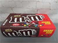 24 ct of Milk Chocolate Share Size M&M's