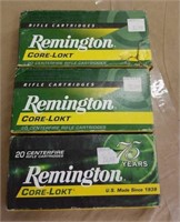 50 rds. Remington Core-Lokt rifle cartridges