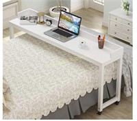Tribesigns $238 Retail Overbed Table with Wheels
