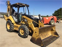 CATERPILLAR 420E Backhoe, 4wd, 4-in-1 Bucket